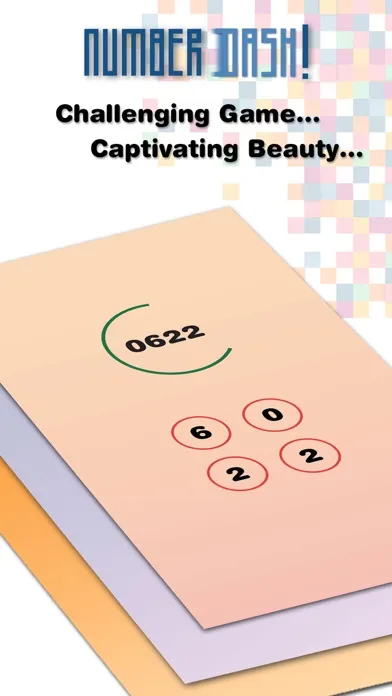Ảnh chụp màn hình của Number Dash! - Best Free Digits Tap Game to Elevate Memory and Cognito