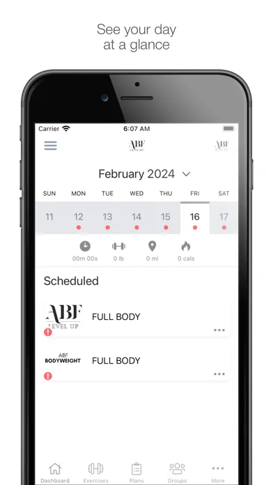Audrey Bowman Fitness Screenshots