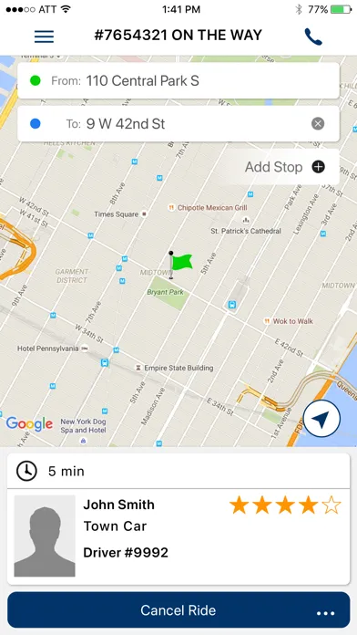 Audubon Car Service Screenshots