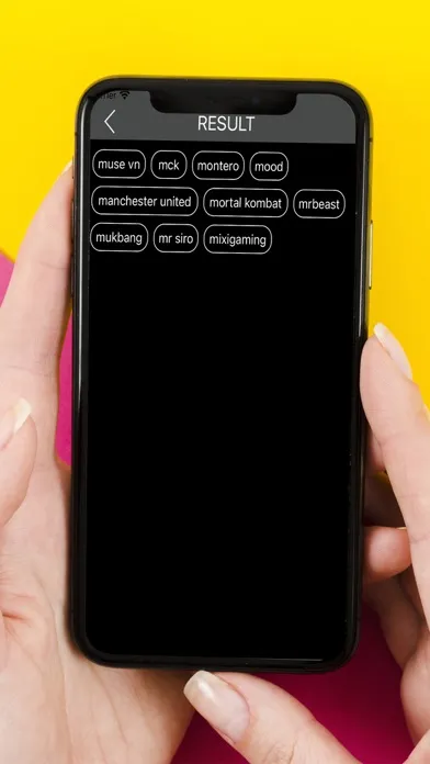 Capturas de tela do TagsYou