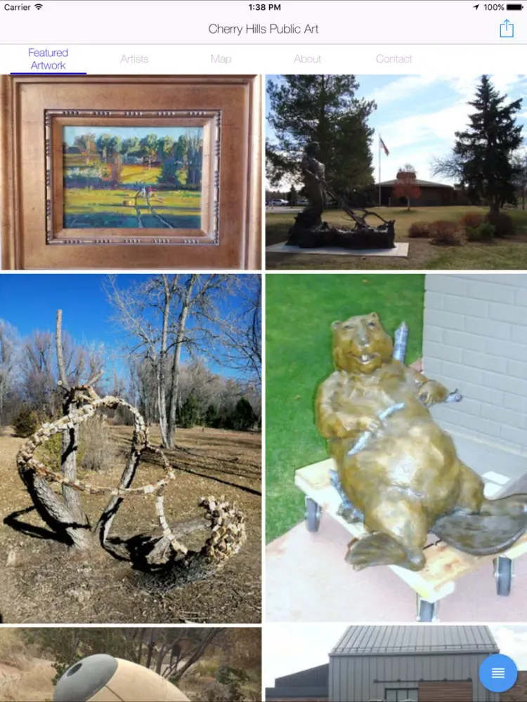 Captures d'écran de Cherry Hills Public Art iPad 