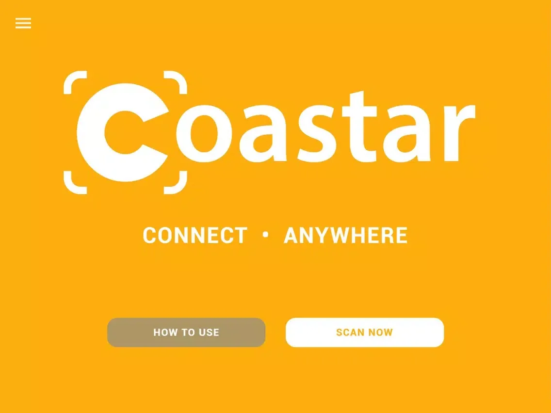 Tangkapan layar Coastar iPad 