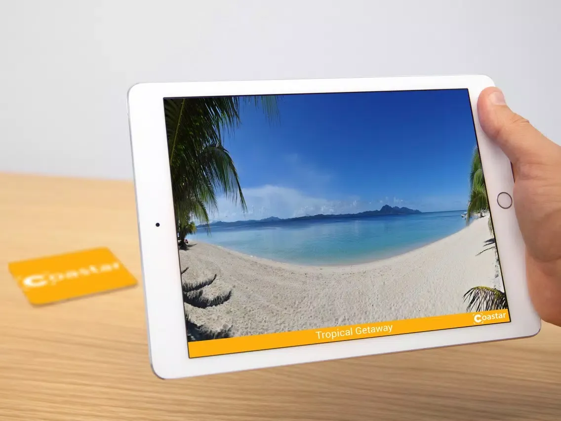 Tangkapan layar Coastar iPad 