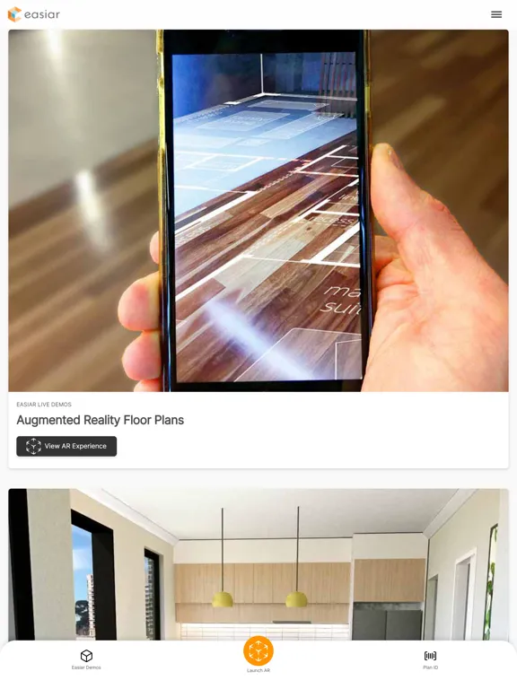 Скриншоты easiar iPad 