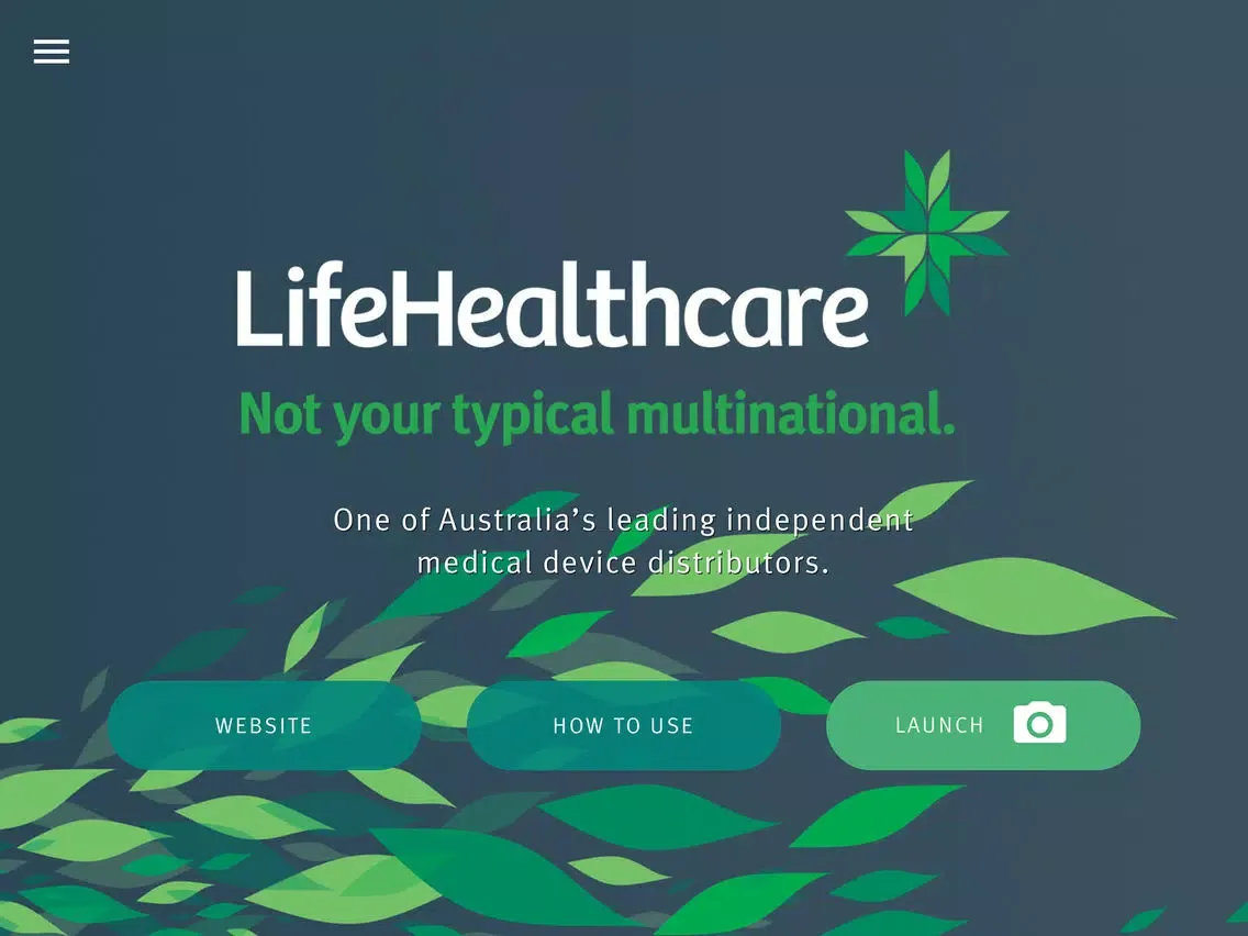 LifeHealthcare AR iPad 應用截圖