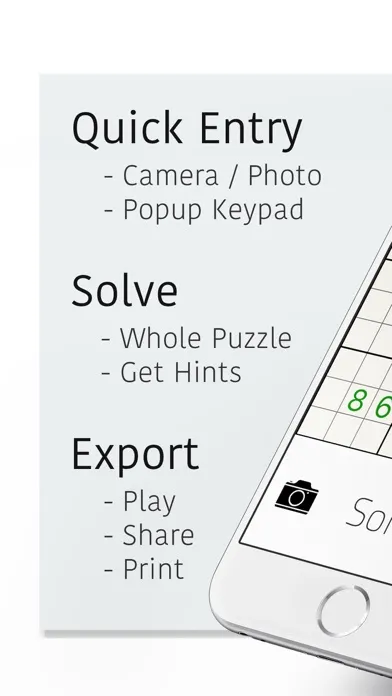 Sudoku Solver: Hint or Solve Screenshots