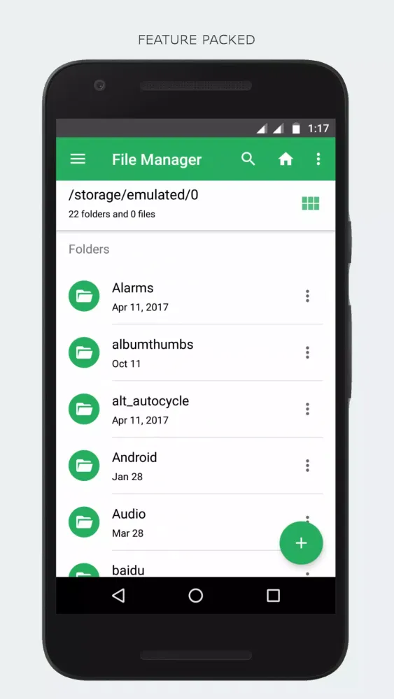 Zrzuty ekranu File Manager