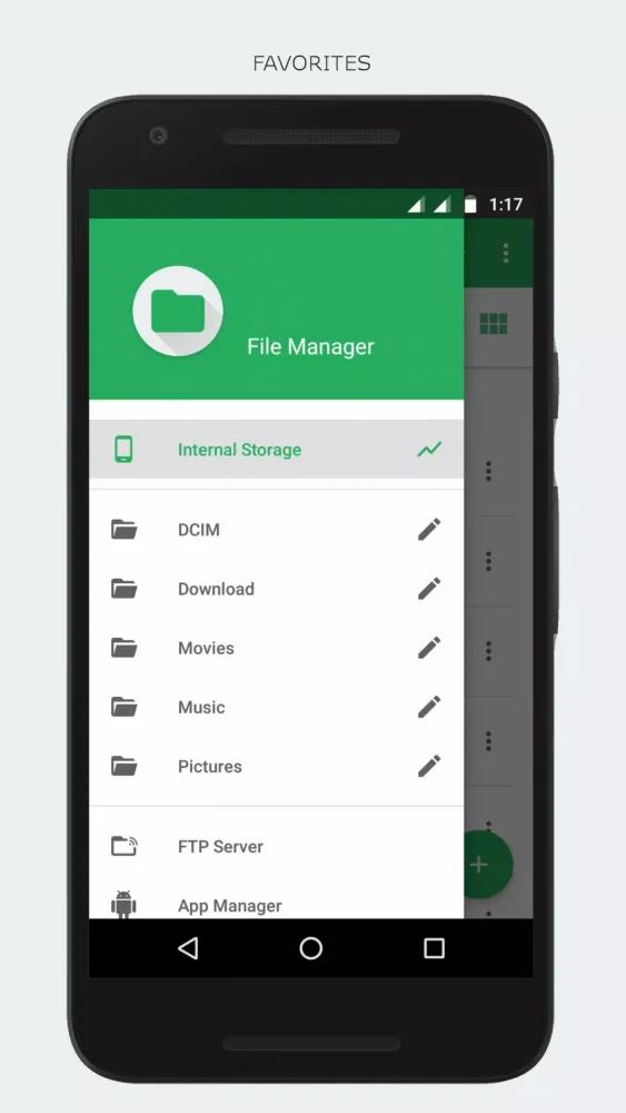 Zrzuty ekranu File Manager