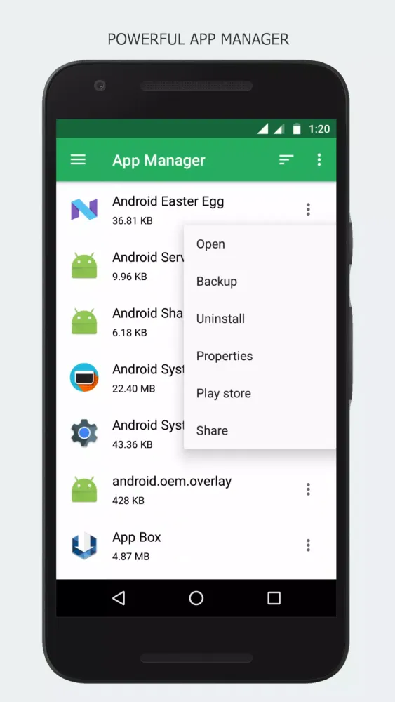 Zrzuty ekranu File Manager