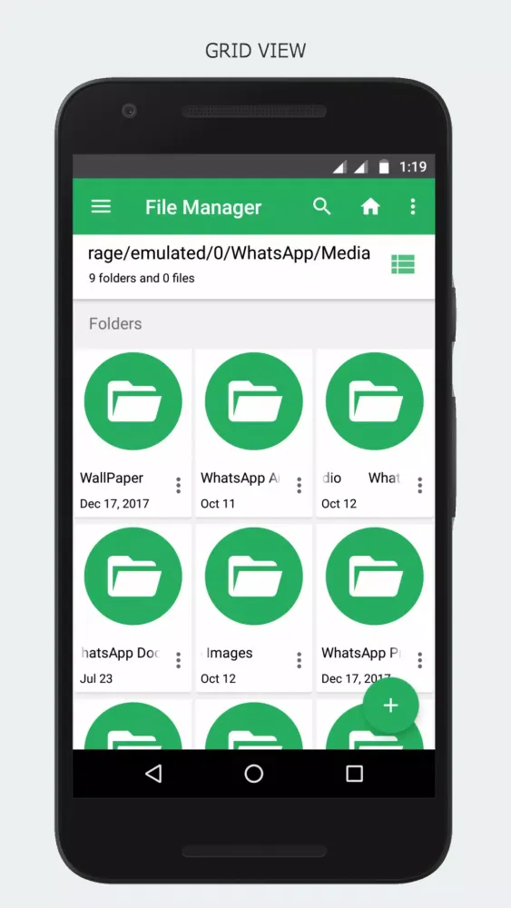 Zrzuty ekranu File Manager