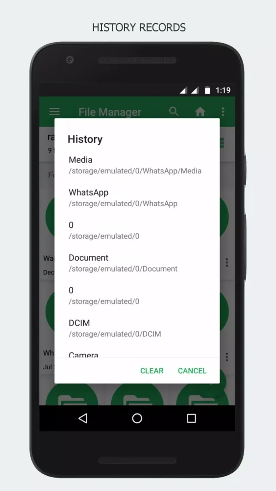 Zrzuty ekranu File Manager