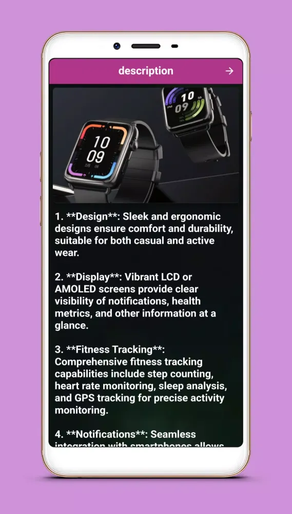 صور aukey smartwatch guide