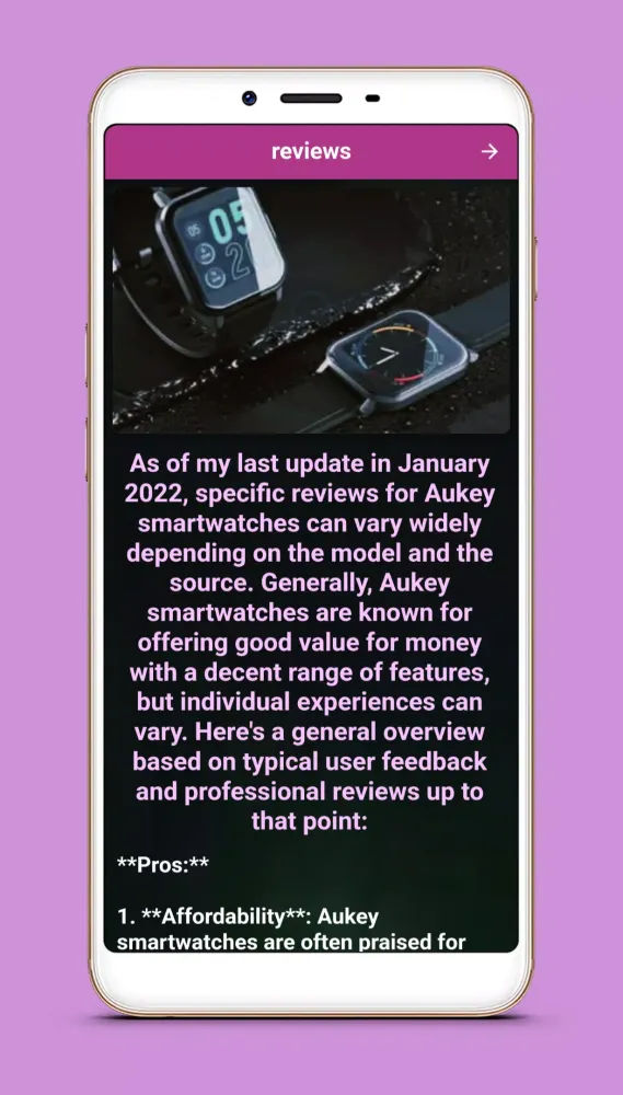 صور aukey smartwatch guide