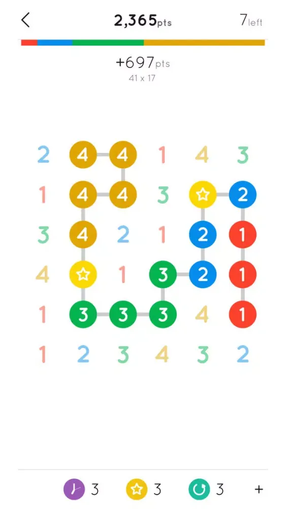 Screenshot di 1 Up: a number game
