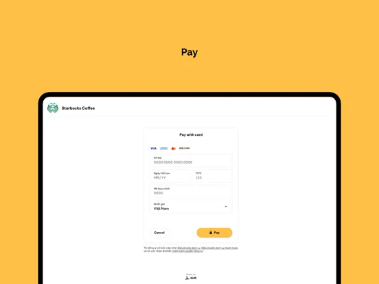 Ảnh chụp màn hình của AUM ORDER iPad 