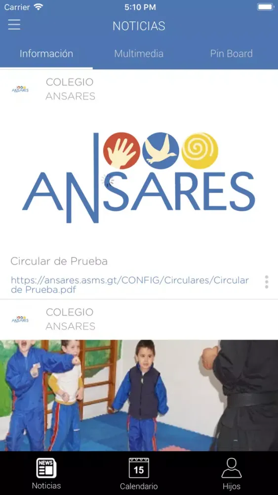 Capturas de tela do Ansares
