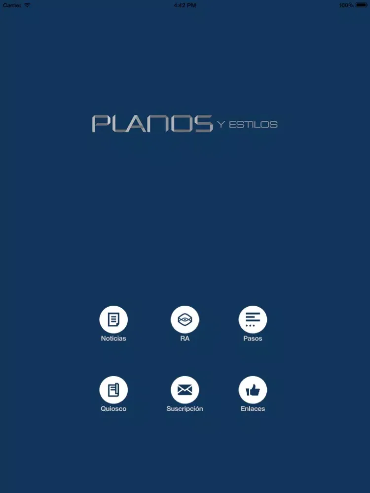 Скриншоты Planos y Estilos iPad 