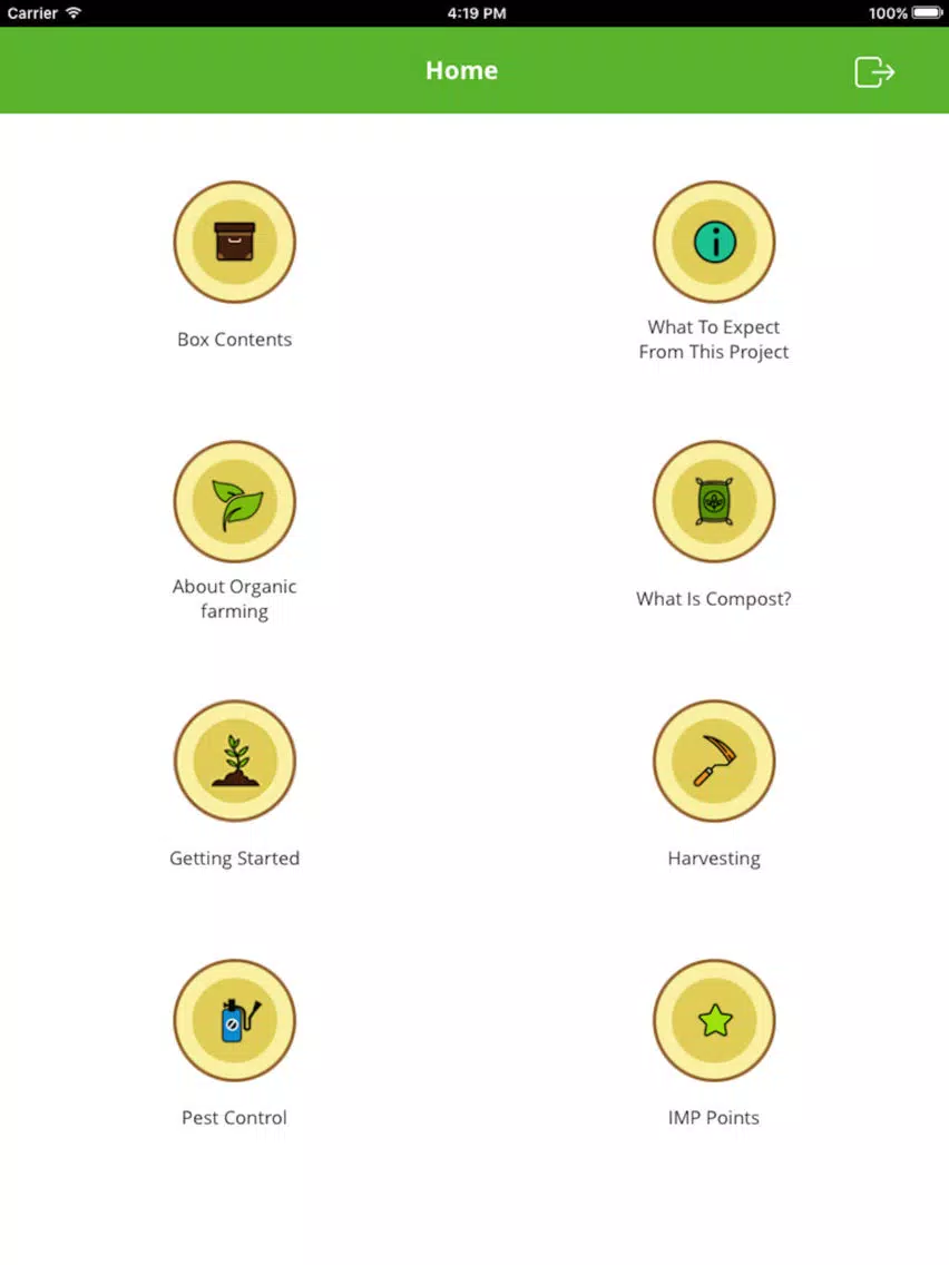 Green Thumb Box iPad  Screenshots