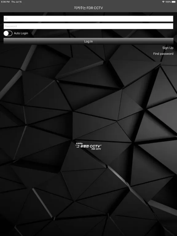 تصاویر 지켜주는 FDR CCTV iPad 