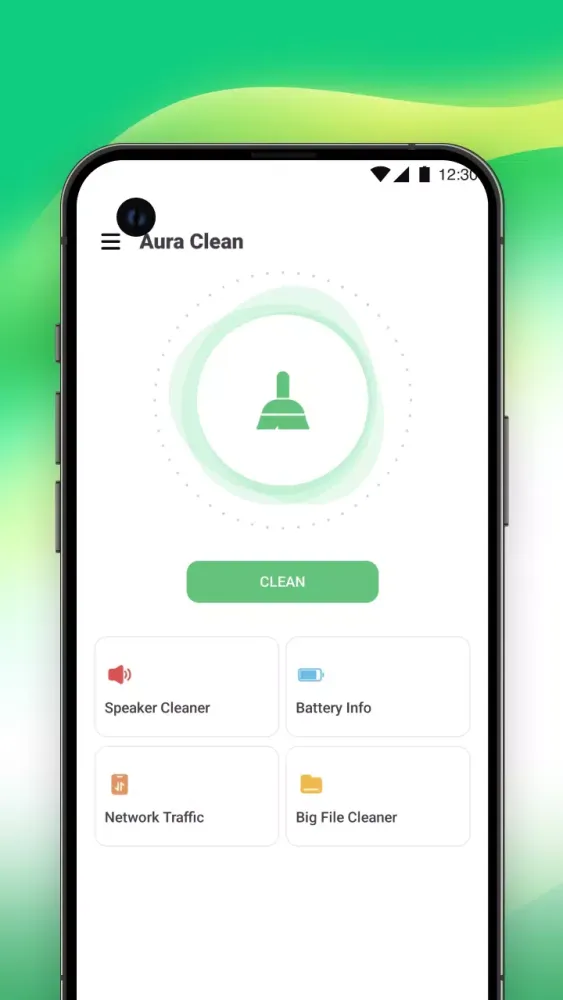 ภาพหน้าจอของ Aura Clean