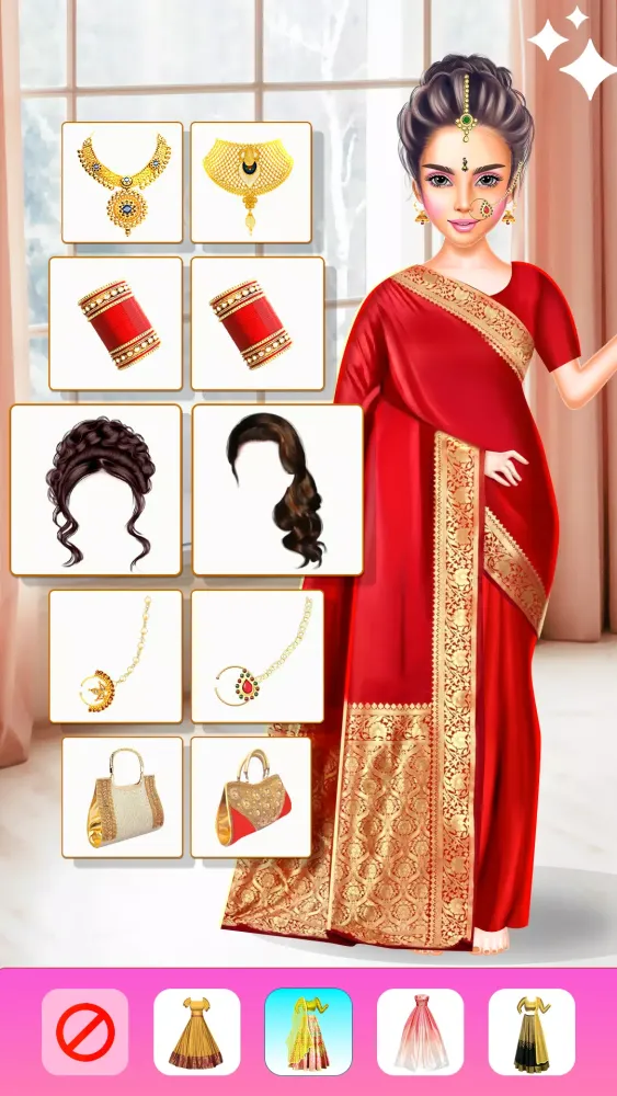 Zrzuty ekranu Indian Wedding Dress-up