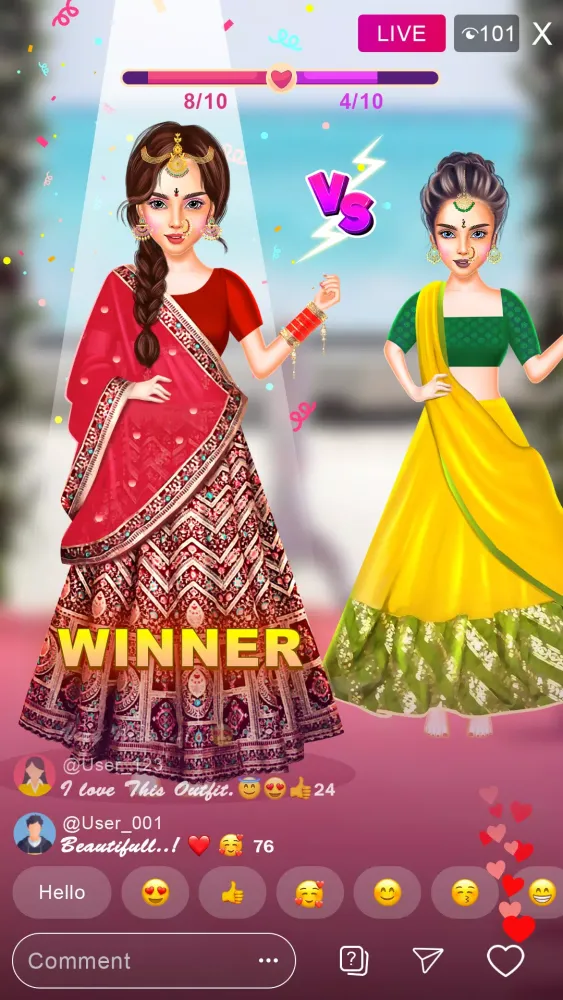 Zrzuty ekranu Indian Wedding Dress-up