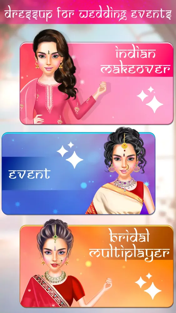 Zrzuty ekranu Indian Wedding Dress-up