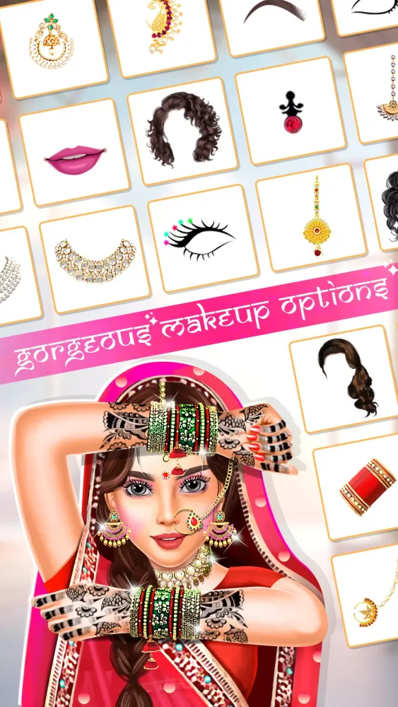 Zrzuty ekranu Indian Wedding Dress-up