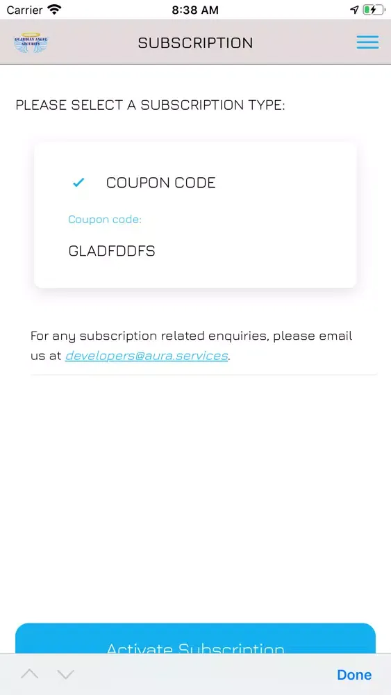 Скриншоты Guardian Angel Panic App