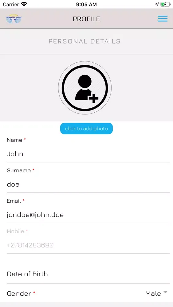 Скриншоты Guardian Angel Panic App