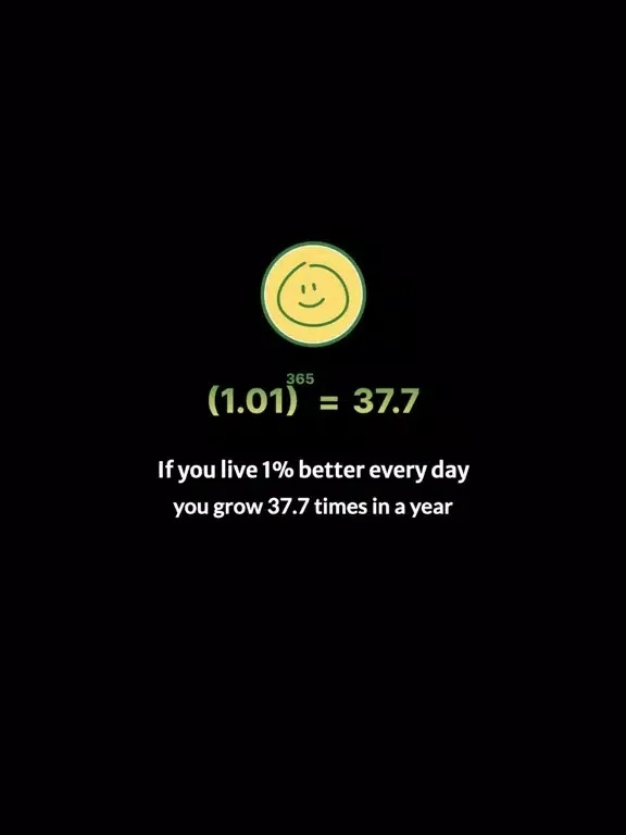 Selfiew : Daily 1% Growth iPad 应用截图