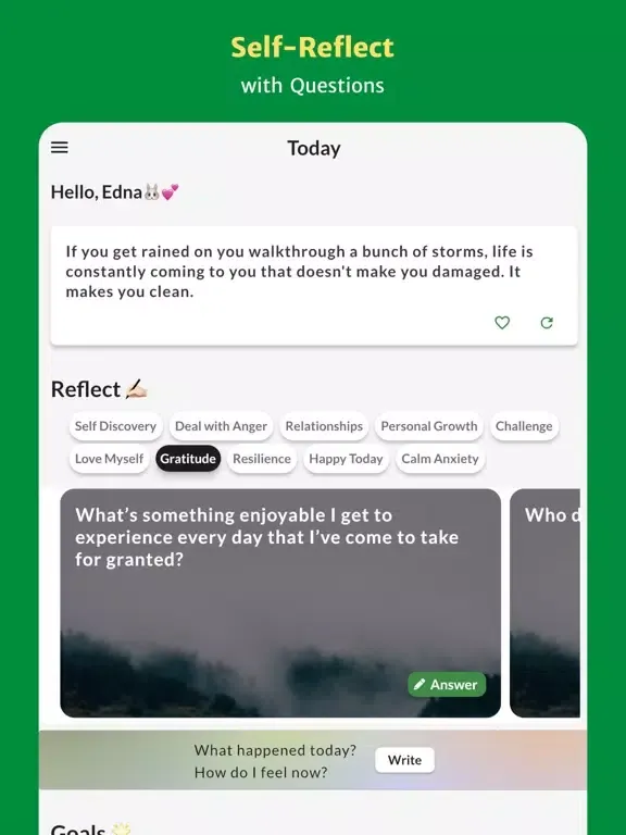 Selfiew : Daily 1% Growth iPad 应用截图