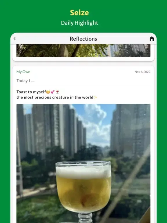 Selfiew : Daily 1% Growth iPad 应用截图