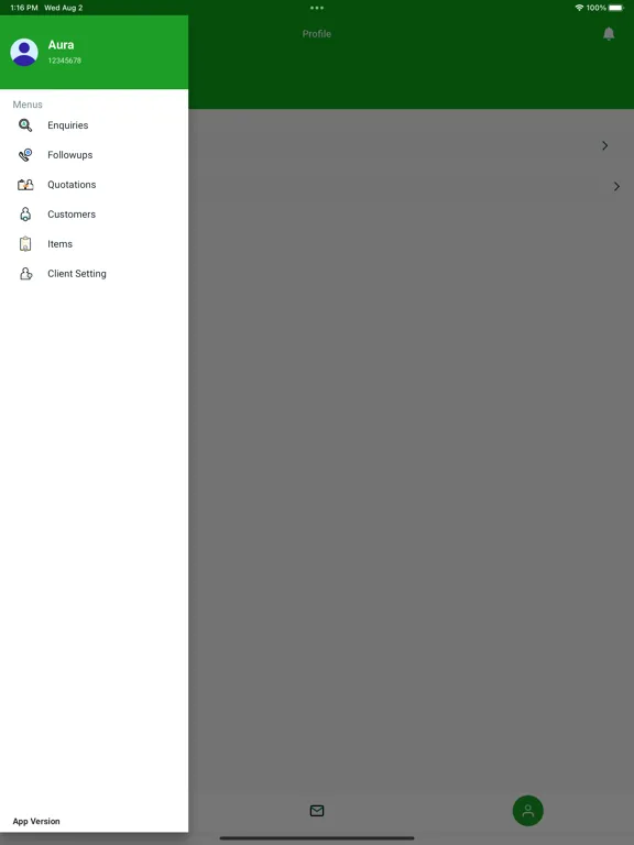 Capturas de pantalla de Aura Chatbot iPad 