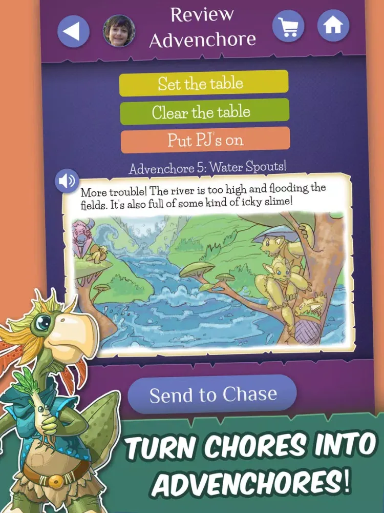 ภาพหน้าจอของ Chortopia Chore App: Reward Kids with Story, Collectibles, and Games iPad 