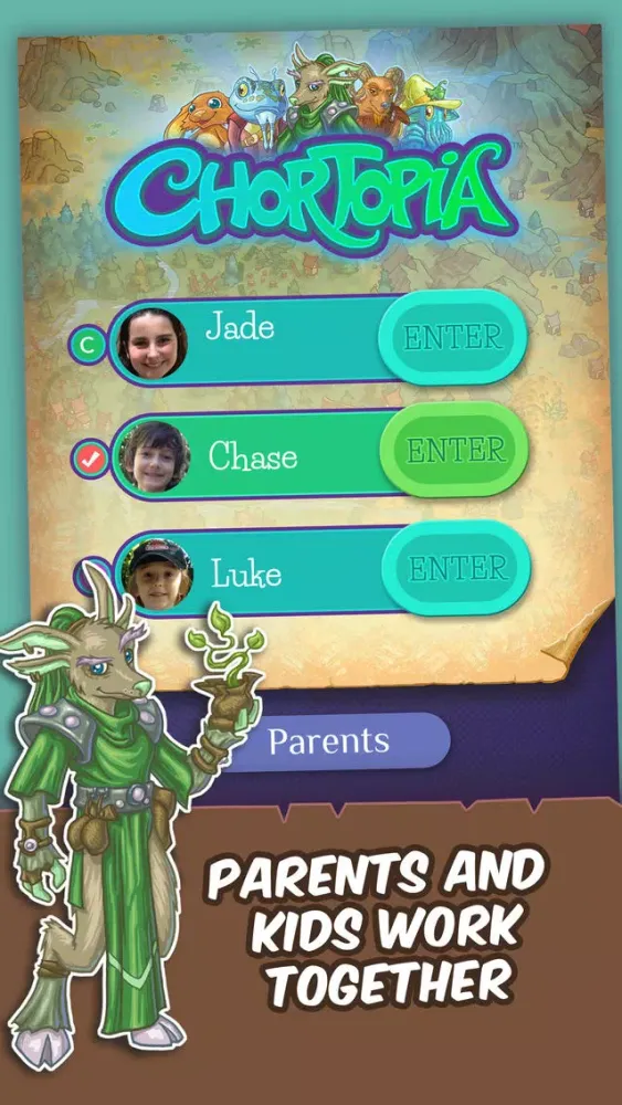 ภาพหน้าจอของ Chortopia Chore App: Reward Kids with Story, Collectibles, and Games