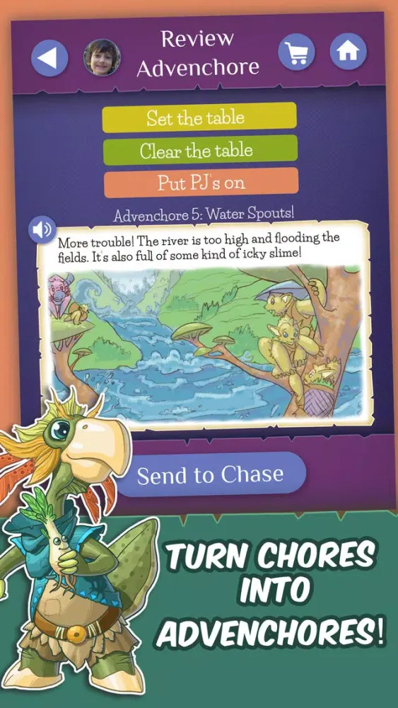 ภาพหน้าจอของ Chortopia Chore App: Reward Kids with Story, Collectibles, and Games