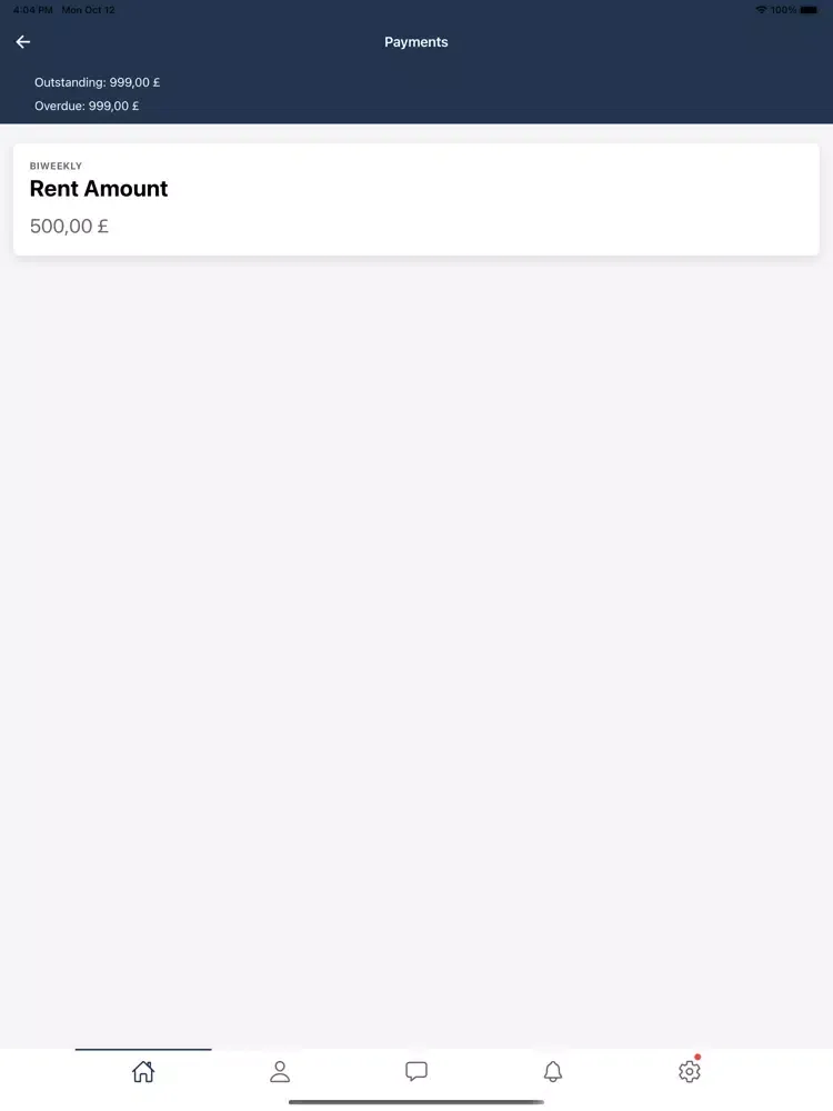 ภาพหน้าจอของ LivUp Long-Term Rental iPad