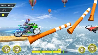 Ảnh chụp màn hình của Bike Racing Megaramp Stunts 3D