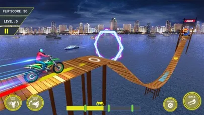 Ảnh chụp màn hình của Bike Racing Megaramp Stunts 3D