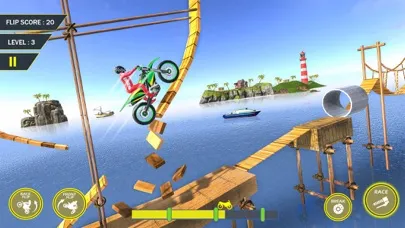Ảnh chụp màn hình của Bike Racing Megaramp Stunts 3D