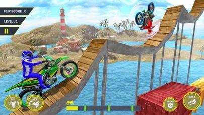 Ảnh chụp màn hình của Bike Racing Megaramp Stunts 3D