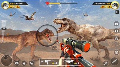 Dinosaur FPS Gun Hunting Games應用截圖