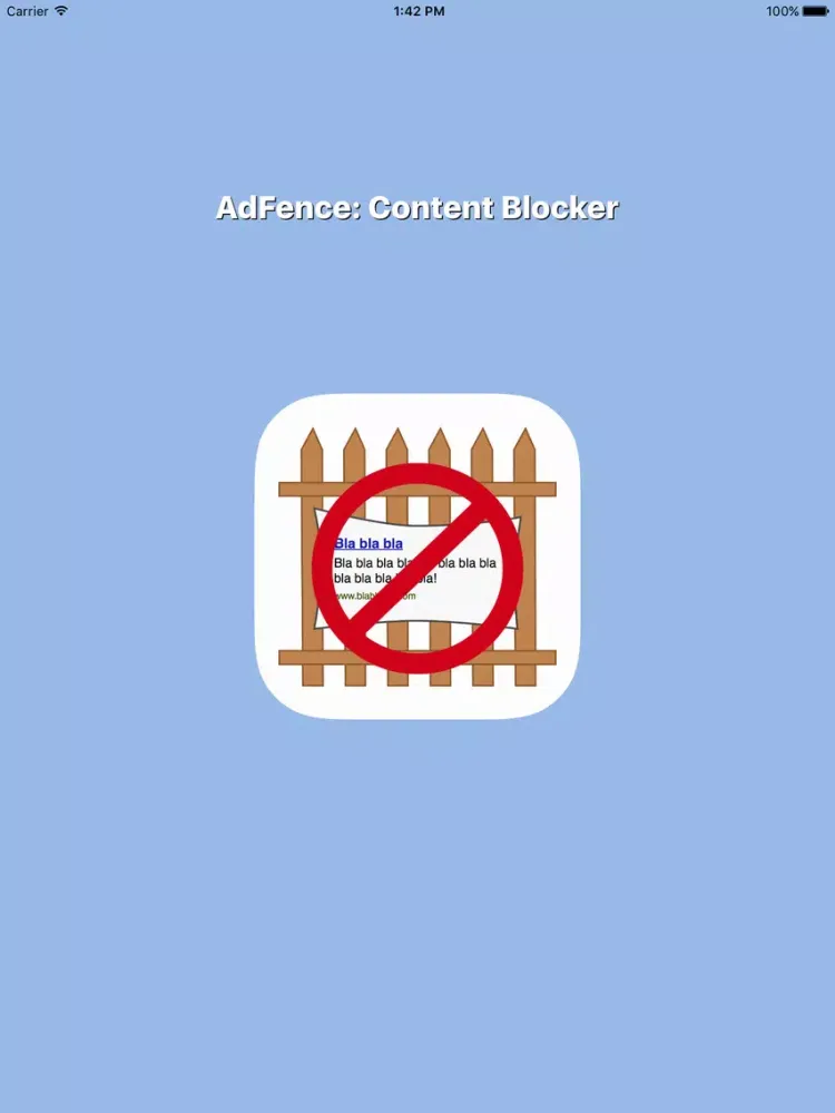 Captures d'écran de AdFence: Content Blocker iPad 