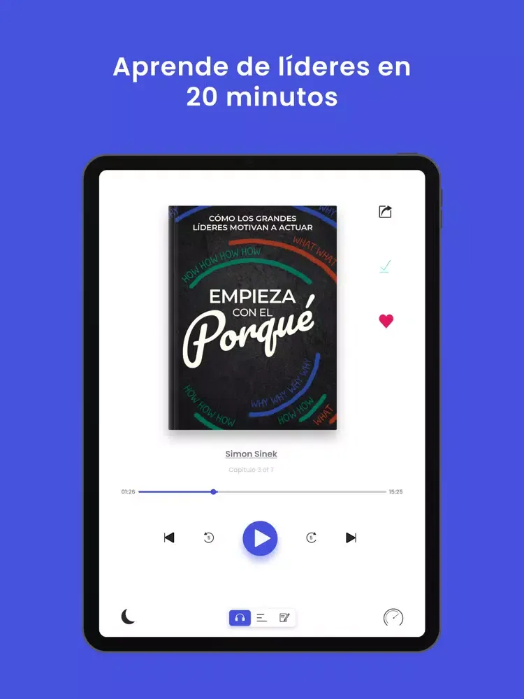 Скриншоты Aureo: Resúmenes y Audiolibros iPad 