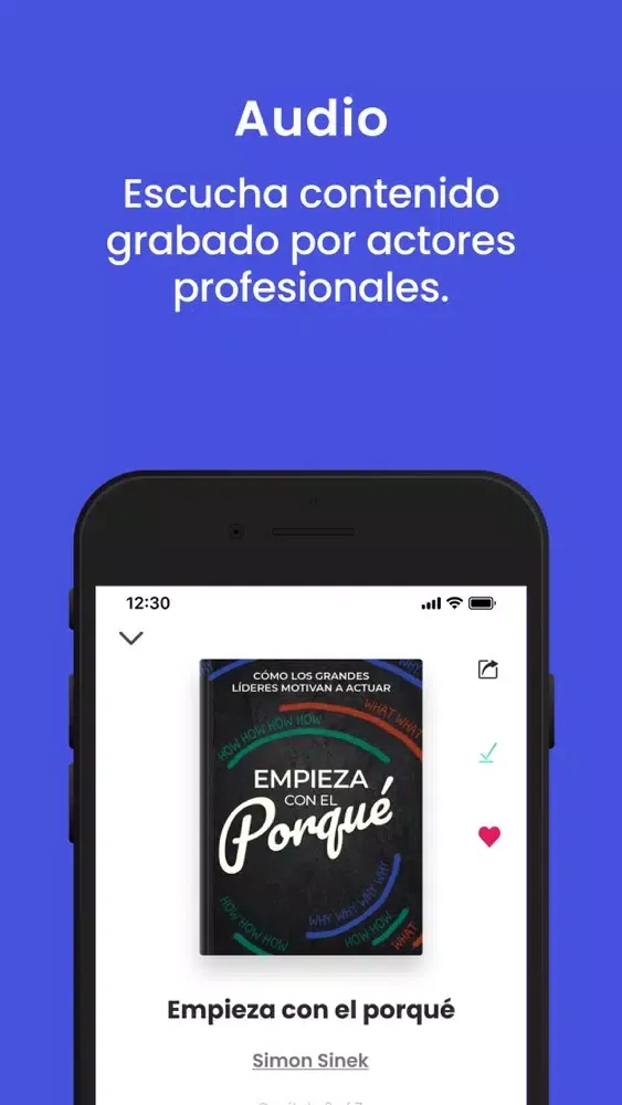 Скриншоты Aureo: Resúmenes y Audiolibros