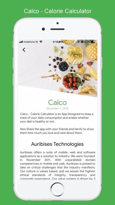تصاویر Calco - Calorie Calculator