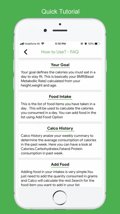 تصاویر Calco - Calorie Calculator