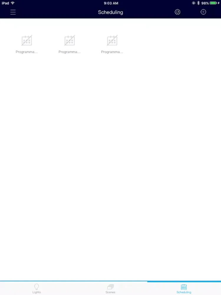 Zrzuty ekranu Aurora BLE iPad 