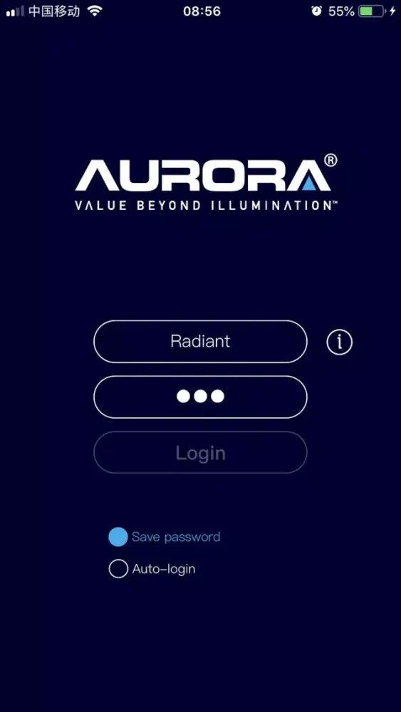 Zrzuty ekranu Aurora BLE